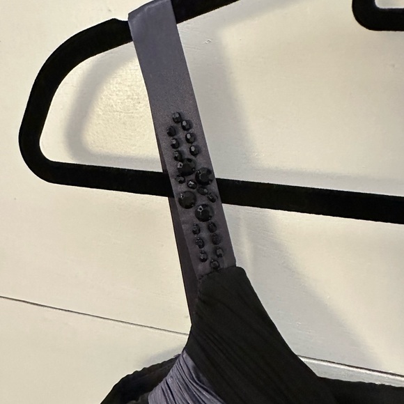 Y2K Vintage black babydoll Dressbarn midi prom party woman evening dress 10 - Picture 5 of 14